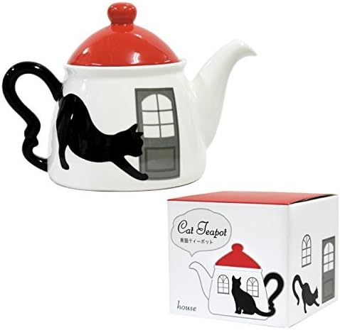 Artha Black Cat Tea Pot House AR0604163