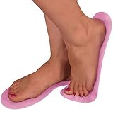 Glamza Tanning Sticky Feet Pair One Size Non Slip Foam Spray Tan Protection view 4