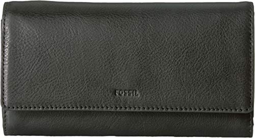 Fossil Emma RFID Flap Clutch, One Size - Black