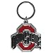 NCAA Siskiyou Sports Fan Shop Ohio State Buckeyes Chrome & Enameled Key Chain One Size Team Colors