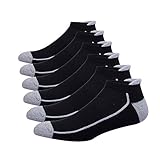 Shinno Mens Athletic Ankle Socks Low Cut Cushioned Mesh Breathable Sports Tab Socks（6 Pack）