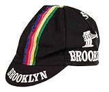 Giordana 2015 Brooklyn Team Cycling Cap - Black with Stripes