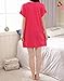 MyFav Nightwear Youth Girls Pajama Knit Cotton Dress Lovely Elephant Loungewear