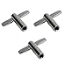 YMC DK10 Steel Construction Standard Drum Keys with a Continuous Motion Speed Drum Key- Pack of 3