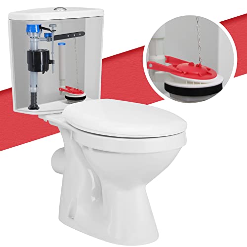 Large (2 Pack) WaterSaving Valve Toilet Flapper 3 Inch Replacement Kit