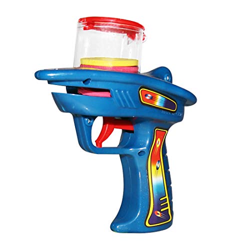 WEY&FLY Zip Shot Shooter Kids Disc Shooter Blaster with a 6-Dart Capacity, Gun Toy, Dazzling Toys