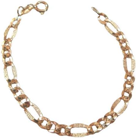 Bijoutier Damiata Bracelet Gourmette Pour Enfant En Or Jaune 18 Carats Carats A Chaine Amazon Fr Bijoux