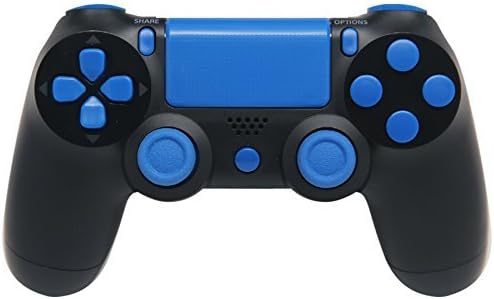 Ps4 Black with Blue Rapid Fire Modded Controller 35 mods COD BO3, Advanced Warfare, Destiny, Ghosts Rapid Fire QUICKSCOPE, JITTER, DROP SHOT, AUTO AIM ZOMBIE