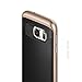 Caseology Wavelength for Galaxy S7 Case (2016) - Stylish Grip Design - Black/Gold