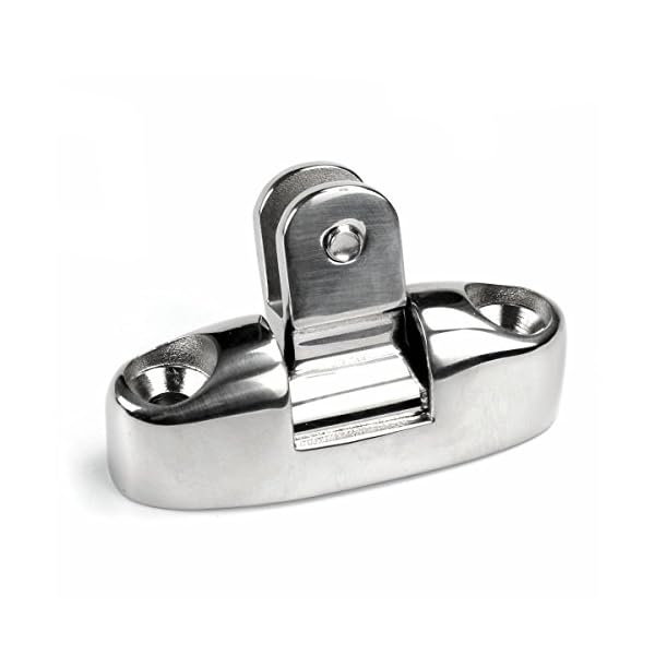 Mizugiwa-Bimini-Top-Stainless-Steel-Swivel-Deck-Hinge-With-Rubber-Pad-Pack-of-2