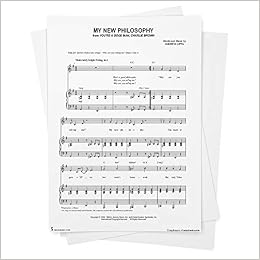 My New Philosophy Sheet Music From You Re A Good Man Charlie Brown Piano Vocal Chords Singer Pro From Musicnotes You Re A Good Man Charlie Brown Andrew Lippa Amazon Com Books