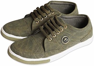 MG Solutions Men's Low Top Casual Shoes (United Shades) Sap Green