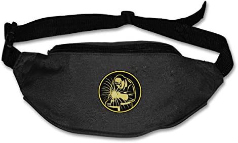Yellow Welder Welding Sport Waist Pack Fanny Pack Adjustable For Hike