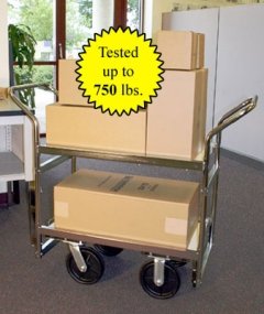 Charnstrom Medium Heavy Duty Industrial Package Cart (B108)