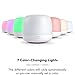 Small Oil Diffuser, Electric Aroma Diffuser for Bedrooms or Office, Cool Mist Humidifier | 7 Color Lamp Diffuser, Ultra Quiet, BPA-Free, 145ml | Make Lemonade Brand (Lucy)