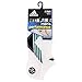 adidas Men's Climacool X III No Show Socks (2 Pack), White/EQT Green/Black/Onyx, One Size
