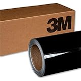3M 1080 G12 Gloss Black 5ft x 8ft (40 Sq/ft) Car Wrap Vinyl Film