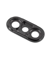 OmniRepairs - Lente de repuesto para cámara trasera de cristal con marco de metal compatible con iPhone X y iPhone Xs modelo con kit de herramientas de reparación