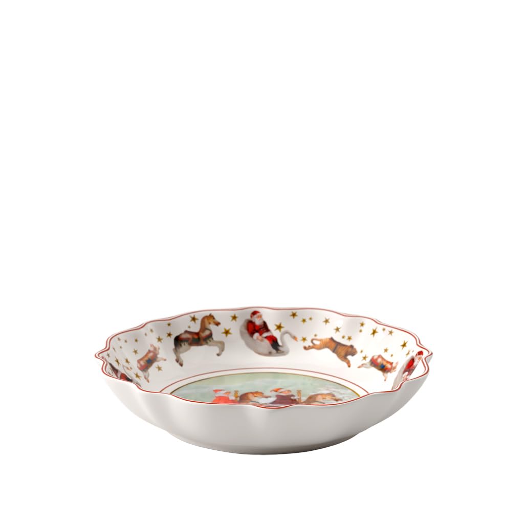 Villeroy & Boch – Annual Christmas Edition, Small Annual Bowl, Annual Edition 2024, Premium Porcelain, Exclusive Collector's Piece, 16.5 x 16.5 x 3.5 cm