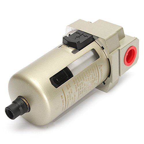 SENREAL AF4000-04 Air Filter 1/2 Air Inline Drain Filter Compressor Water Moisture Trap Separator
