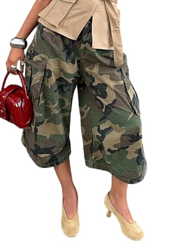 unybwonn Wide Leg Cargo Pants