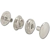 Tandy Leather Line 24 Snaps 10/pk 1263-01 (10, Nickel)