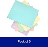Oxford A4 Display Book 5 Pack 20 Pockets Pastel Colours view 5