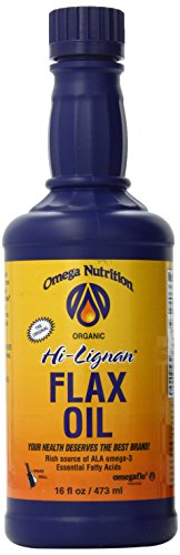 Omega Nutrition Hi Lignan Flax Oil, 16-Ounces