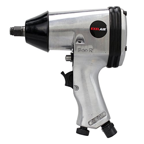 EXELAIR by Milton EX1603KIT (16-Piece Professional Air Tool Accessory and Tire Maintenance Kit) - Impact Wrench, Tire Inflator Gauge Gun w/Clip-On Chuck, Blow Gun, and Accessories