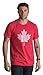 Ann Arbor T-shirt Co. Unisex Adult Canada Pride | Vintage Style, Retro-Feel Canadian Maple Leaf, XL Heather Red