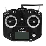 FrSky 2.4G Accst Taranis Q X7 16 Channels Transmitter Remote Controller Black Battery and Battery Trays Not Include