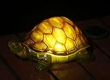 TIAAN 157808 Solar Powered LED Light Garden Decor,Turtle with LED Glowing Shell