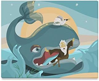 Amazon Com Jiuchuan Wall Art Painting Jonah And The Whale Bible
