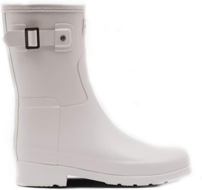 Women's Refined Slim Fit Short Rain Boots in Clatter Grey