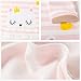 Little Girls' Kitty Nightgowns Cat Sleep Shirts Cotton Nightie Pink 3/4 Sleeve for Toddler