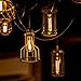 6-Pack Edison Light Bulbs 60 Watt, Vintage Incandescent Edison Bulb Set, 2700K Amber Warm Light - 380 Lumens - E26 Base - Clear Glass - Dimmable Antique Exposed Filament - ST64 Decorative Lightbulbs