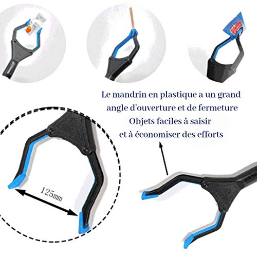Greiferwerkzeug Leitergreifer Aluminiumgreifer Mit drehbarem Gummigreifer Langarmverlängerung, für Müll/Müll/Müllsammler… – Bild 8