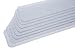 Anti-Slip Tape - Premium 8 Pre-Cut Bath & Shower Treads, Clear Textured Slip Resistant Strips, 2 inch x 12 inch Rounded Corners - Right Size and Ready to Use for Easy Application