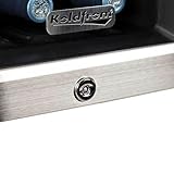 Koldfront TWR247ESS24 Bottle Free Standing Dual Zone Wine Cooler - Black and Stainless Steel