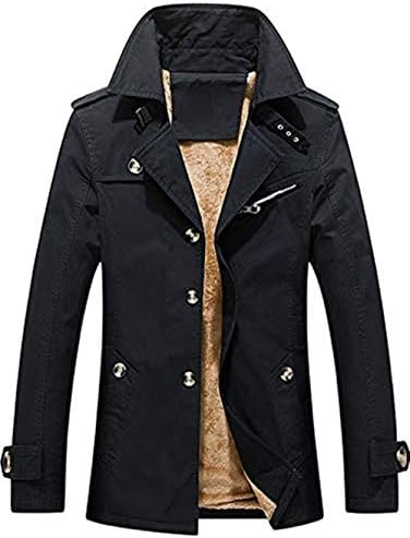 Leomodo Winter Fluffy Lined Button Up Jacket