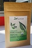 Organic Matcha Green Tea Powder Is A Natral Source Of Energy Booster, Packed With Antioxidant. Our PureVivadi Organic Matcha Green Tea Powder Goes Perfectly With Lattes, Smoothies And Baking (1.5oz)
