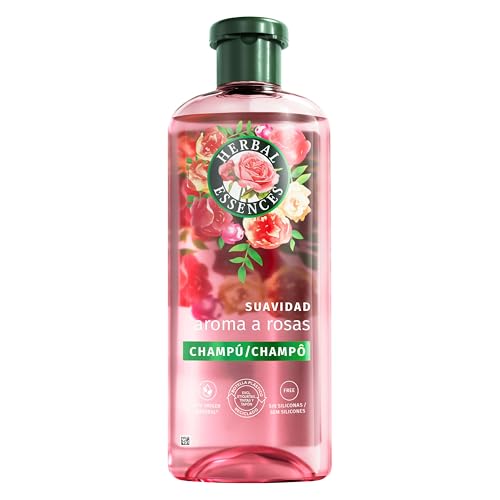Rosas Champú Suavidad para Pelo Seco, Sin Siliconas, 350ml