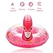 WISHTIME Kiddly Flamingo Inflatable Swimming Ring Flamingo Pool Float Swimming Ring for Kids 4-7 Years Boy Girls Diameter 10 inch (Flamingo)