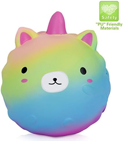 YanMall Jumbo Squishies Slow Rising, Panda Unicorn Squishy Cream Scented Soft&amp;Colorful for Children Adults Stress Reliever Anxiety Kawaii Squishies Toys (Panda Unicorn)
