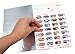Medi-Aid 4 Times a Day Weekly Cold Seal Medication Blister Pack System Cards - One Piece Unit Dose Book Fold, Easy No Extra Equipment Needed, Just Fill and Seal, 24 Compartments, 6 Pack
