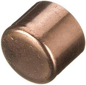 22mm End Feed Stop End - Bag of 10, Copper