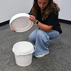 Vestil PAIL-SCR-35-W High Density Polyethylene