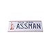 Seinfeld - Assman - Cosmo Kramer's Chevy Impala - TV Replica Prop Number Plate - Gift Home Decor