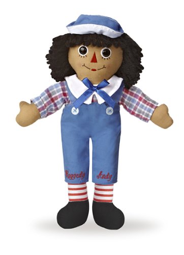 Aurora World World Raggedy Andy Classic 12" Doll, Brunette