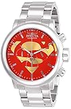 Invicta Men's DC Comics Quartz Stainless-Steel Strap, Silver, 24 Casual Watch (Model: 27605)